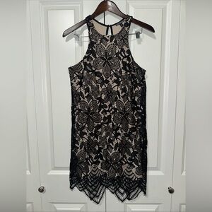 Express Lace Floral Sleeveless Mini Dress S